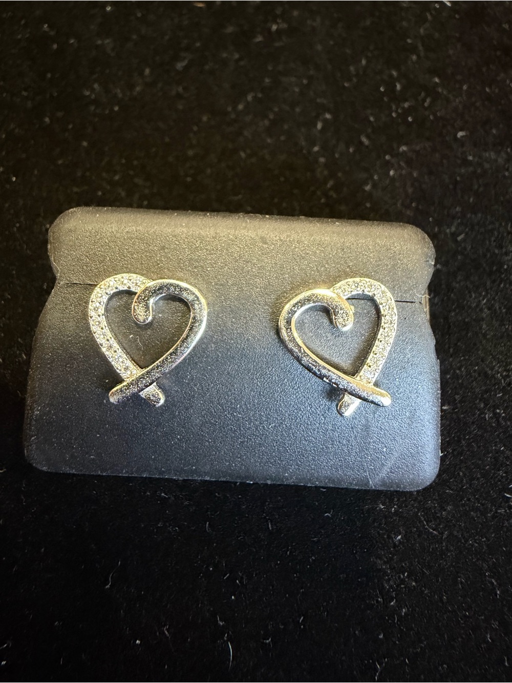 $250 Retail 0.50 Carat Moissanite Stud Earrings in 925 Sterling Silver